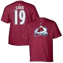 Reebok Colorado Avalanche #19 Joe Sakic Garnet Play T-shirt