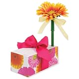 Lady Jayne Ltd. List Block, Gerbera Daisy In Bright Colors With Daisy Topped Pen (Pack of 2)