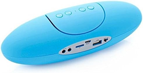 SHIPAO Olive Bluetooth Speaker with Built-in microphone for Samsung, Nexus, iPhone color-Blue