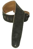 Levy's Leathers Suede Leather Bass Strap,Dark Green