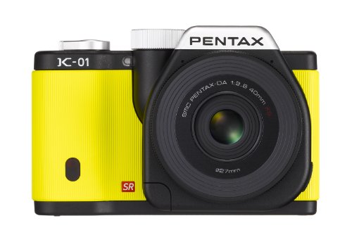 Pentax K-01 SLR Digital Kamera (16 Megapixel, 1-fach opt. Zoom, 7,6 cm (3 Zoll) Display, Full-HD Video, bildstabilisiert) inkl. 40mm Objektiv schwarz/gelb Pentax K-01 SLR Digital Kamera (16 Megapixel, 1-fach opt. Zoom, 7,6 cm (3 Zoll) Display, Full-HD Video, bildstabilisiert) inkl. 40mm Objektiv schwarz/gelb