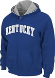 Kentucky Wildcats Royal Tackle Twill Full Zip Hooded Sweatshirt