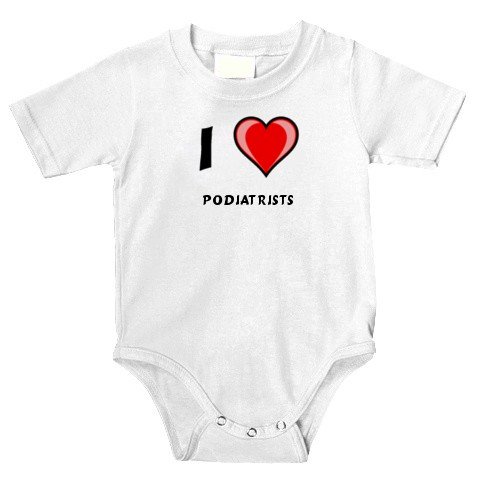 External hard drive:I Love Podiatrists Onesie
