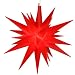 14" Lighted Red Moravian Star Hanging Christmas Light