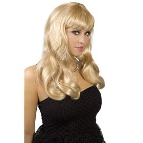 Perruque blonde longue femme