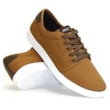 WESC Men's Edmond Skate Shoes - Bronze Brown - UK 12