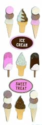 Martha Stewart Crafts Stickers, Ice Cream