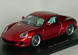 Diecast Model Porsche RUF RK Coupe (2006) in Metallic Red