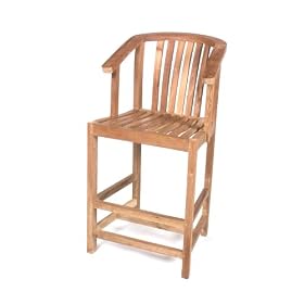 Teak Furniture Gallery TGH121 Charles Bar Stool