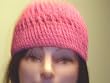 Cp107s, Hand Crochted Raspberry Color Gimp Skull Cap for Wemen and Teens Cp107s, Hand Crochted Raspberry Color Gimp Skull Cap for Wemen and Teens