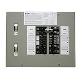 GenTran 501210 Powerstay 12-Circuit 50 Amp Transfer Switch for up to 12,500-Watt Generators