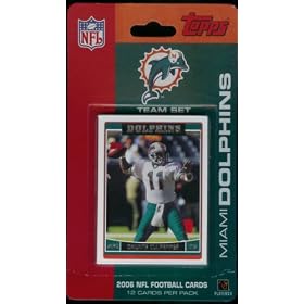 2006 Topps Miami Dolphins Limited Edition Football Cards Team Set (12 Cards) - Not Available in Packs - Includes Ronnie Brown, Zach Thomas, Jason Taylor, Chris Chambers, Marty Booker & more