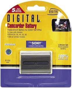 Digital Concepts Battery for Sony NPFP50