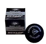 Dunlop Competition Single Yellow Squash Balls (Individual)