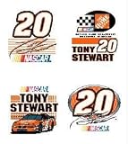 #20 Tony Stewart Temporary Tattoos Set (Set of 6 Sheets)