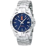 NCAA Illinois Fighting Illini Men's Round Dial Watch
