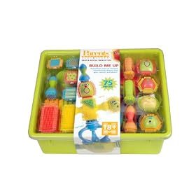 Bristle Blocks Twirl Tots in Bin by Parents