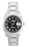 ROLEX｜ROLEX パーペチュアルデイト 115234 ブラック プリントローマン [並行輸入品]