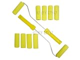 from Toolzone 12 Piece 4 Paint Roller and Handle Set - NEW