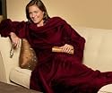 LIVING XL WEARABLE SLEEVED TEXTURED FLEECE B