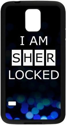 Danny Store Sherlock Protective TPU Rubber Back Fits Cover Case for Samsung Galaxy S5