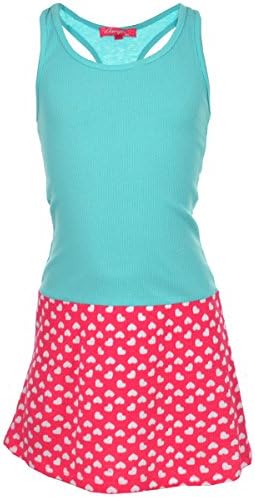 Cherry Stix Big Girls' "Heart Contrast" Dress