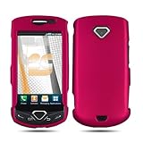 Rubberized Rose Pink Hard Protector Case Cover For Samsung Gem i100