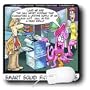 Londons Times Fish Fishing Deep Beneath Cartoons - Squid Entrepreneurs - Mouse Pads