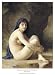 Seated Nude Art Poster Print by William Adolphe Bouguereau, 21x28