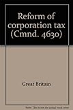 Reform of corporation tax