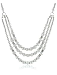 Napier "Finishing Touches" Silver-Tone Pearl Collar Necklace, 17"