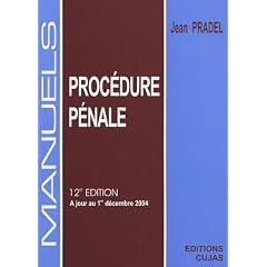 Manuel de proc�dure p�nale