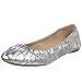 Wanted Shoes Little Kid/Big Kid Current Ballet Flat,Silver,13 M US Little Kid