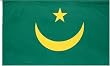 Mauritania National Country Flag - 3 foot by 5 foot Polyester (New)