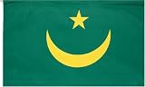 Mauritania National Country Flag - 3 foot by 5 foot Polyester (New)