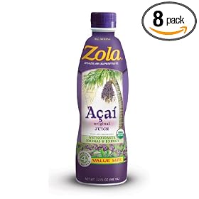 Zola Acai Brazilian Superfruits, Original Juice, 32 Ounce Bottles (Pack of 8) Zola Acai Brazilian Superfruits, Original Juice, 32 Ounce Bottles (Pack of 8)