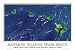 Hawaii From Space, Art Poster