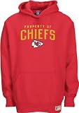 Kansas City Chiefs Youth Red NFL Timeless Embroidered Hooded Sweatshirt By Reebok