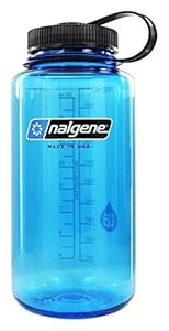 Nalgene Wide Mouth Water Bottle: 32oz Blue