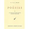Po�sies, tome 1. Le po�me des d�cadences, les sept solitudes