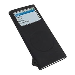 Ipod Nano2 Silicone Case Skin for 2nd Gen - Black