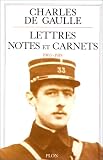 Lettres, notes et carnets