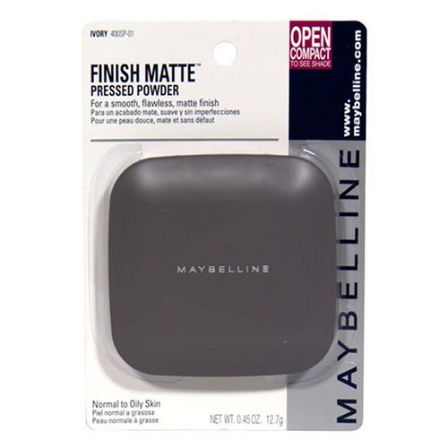 Maybelline Finish Matte Pressed Powder, Ivory - 1 ea