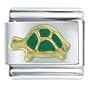 Green Turtle Spring Fashion Jewelry Italian Charm