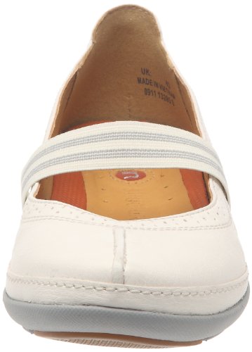 Clarks Un Bethany , Ballerines femme - Blanc, 38 EU (5)