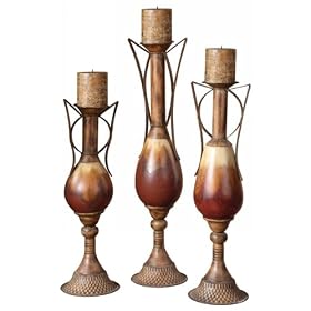 Kamin Candleholders - (Set of 3) by -