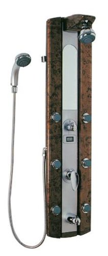 Buy Wood Color Design Shower Panel Massage Jets Digital 904B (Aqua Showers, Plumbing, Bathtubs Showers & Saunas, Showers, Shower Towers)