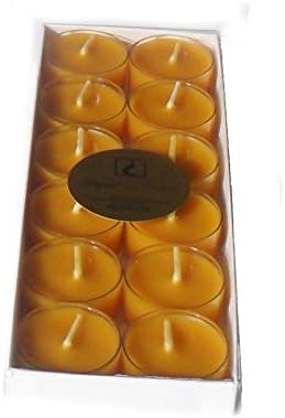 ROGUE Four Thieves® | 100% Pure & Natural Finest Quality Organic Beeswax Tea Light Candles | 1 Dozen Gift-Packaged | Natural Yellow (varies in color from light/wheat yellow to orange-yellow) | Offered for your Wellness & Balance | Medicinal Herbal Blend | 48 Properties