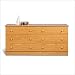 Casual 6 Drawer Dresser In Black Finish By Prepac Furniture