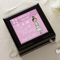 Personalized Flower Girl Gifts - Keepsake Jewelry Box Personalized Flower Girl Gifts - Keepsake Jewelry Box